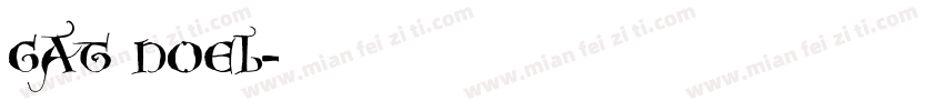 Cat Noel字体转换